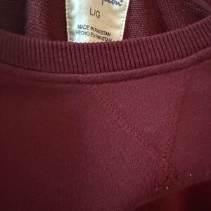 Champion sweater.